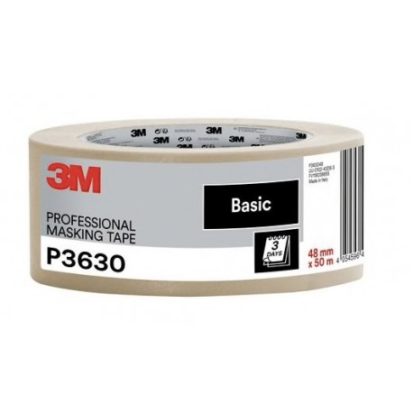 3M : Ruban de masquage professionnels P3630 (48mm x 50mm) - Protection &  Peinture