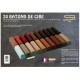 COFFRET DE 20 BATONS DE CIRE