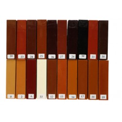 BTE DE 20 BATONS DE GOMME LAQUE ASSORTIS